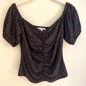 Express printed crop top